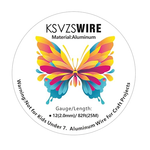 12 Gauge Aluminum Wire 82 Feet KSVZS Bendable Metal Wire - Image 3