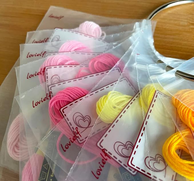 Embroidery Threads Cross Stitch Floss Bag Organizer 5.12 x 3.6 inch - Image 5