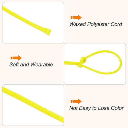 MECCANIXITY Waxed Cord 1mm Waxed Thread 87 Yard Wax String Leather Cord - Image 3