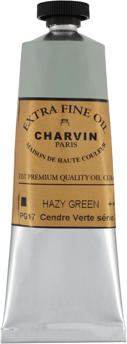Charvin Extra Fine Oil Paint, Ash Green 60 ml - Image 2
