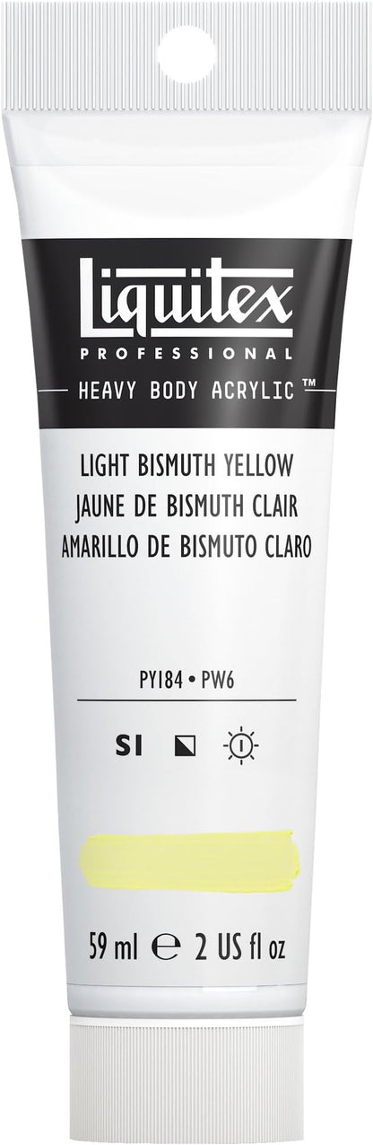 Liquitex Professional Heavy Body Acrylic Paint, 2-oz Tube, Light Bismuth Yellow by Liquitex