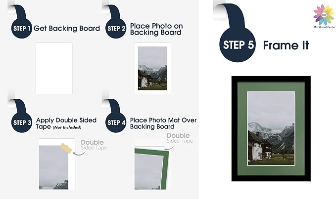 Mat Board Center, 5x7 for 4x6 Rock Garden Color Mats - Image 5