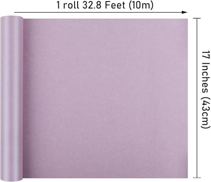 NESCCI Lavender Color Matte Wrapping Paper, Solid Color Pearly-Lustre Paper - Image 2