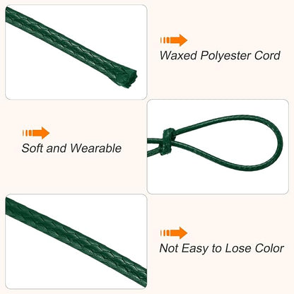 MECCANIXITY Waxed Cord 1.5mm Waxed Thread 87 Yard Wax String Leather Cord - Image 3