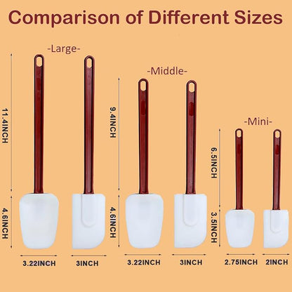 Silicone Spatulas Heat Resistant.Commercial Spatula - Image 4