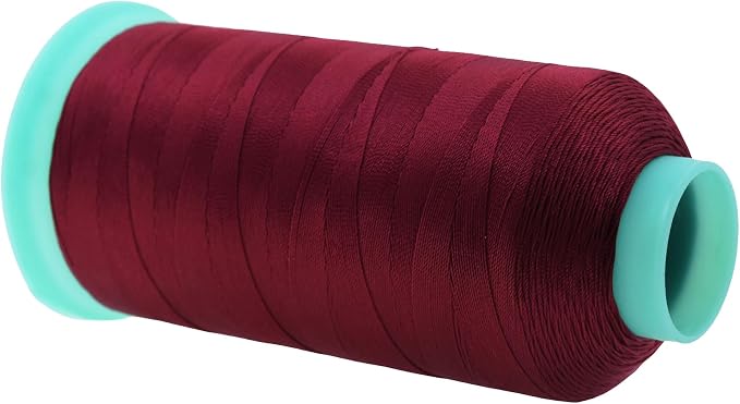 Mandala Crafts Bonded Nylon Thread Wine Heavy Duty Sewing Threads - Image 2