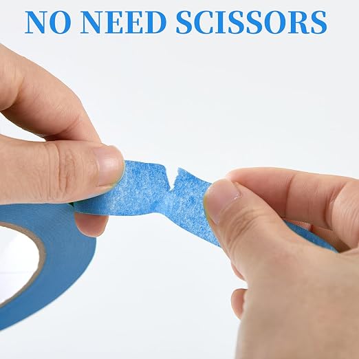Premium Blue Masking Tape, Painters Tape, DIY Paper Arts & Crafts, Spraying - Image 4