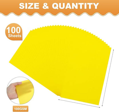 MECCANIXITY 100 Sheet Colored Vellum Paper 4" x 6", 100gsm Translucent - Image 2