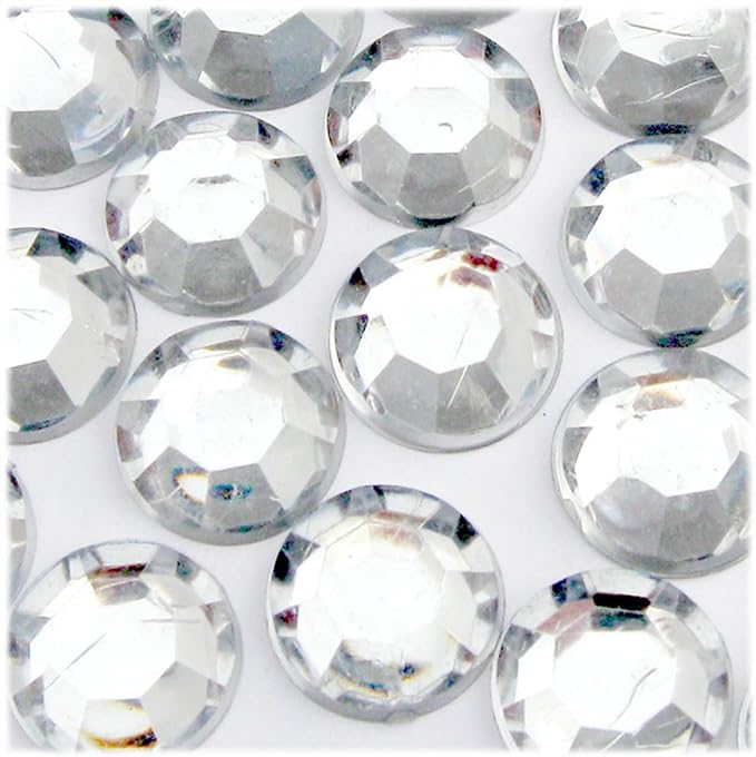 The Crafts Outlet 72pc Rhinestones Round 20mm - Image 4