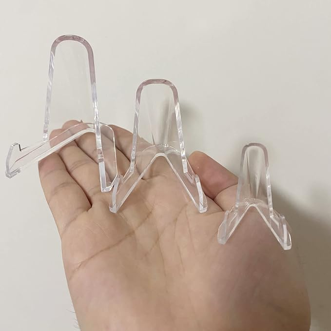 36 Packs Acrylic Easel Stands Display Stands/Plate Stands Coin Display Easel - Image 6