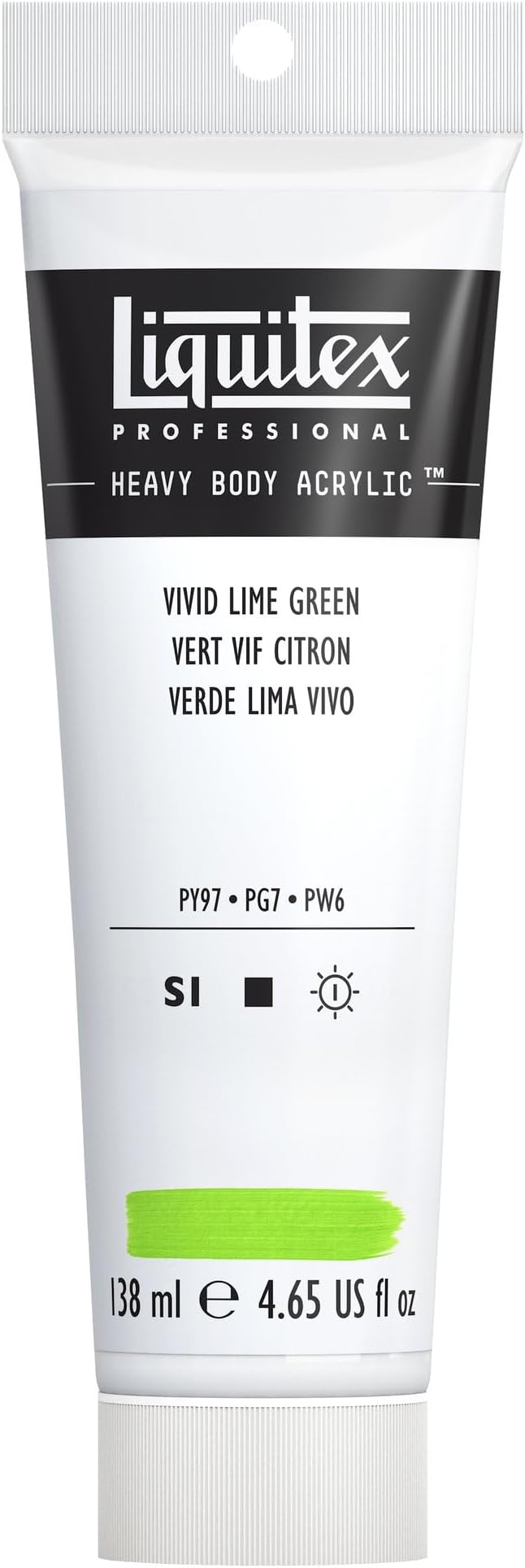 Liquitex Professional Heavy Body Acrylic Paint, 4.65-oz Tube, Vivid Lime Green by Liquitex