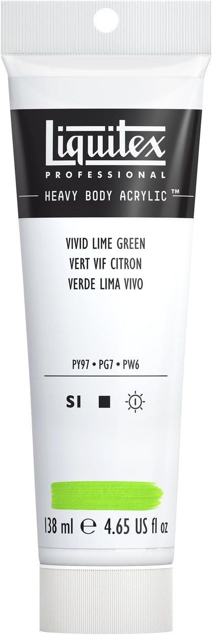 Liquitex Professional Heavy Body Acrylic Paint, 4.65-oz Tube, Vivid Lime Green by Liquitex
