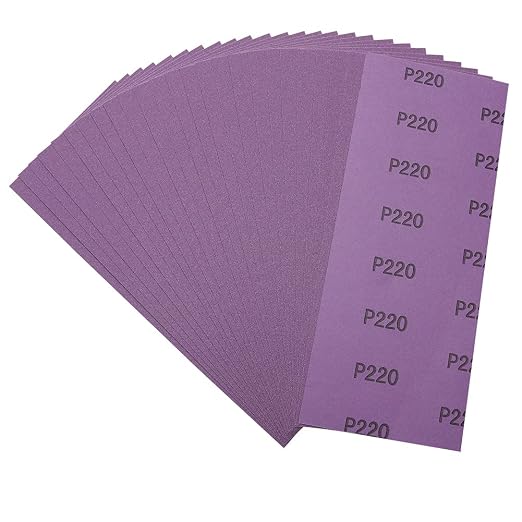 Sandpaper 220 Grit, Wet Dry Sanding Sheets, High Performance Ceramic Abrasive - Image 2