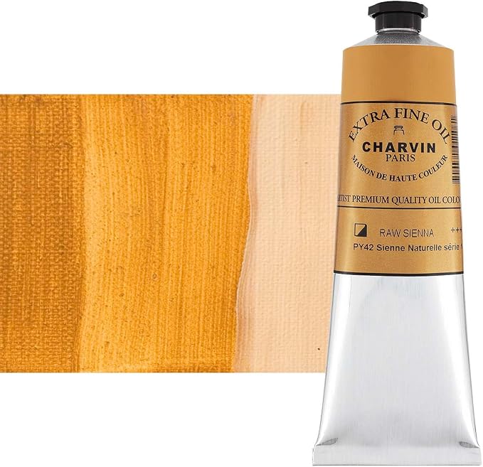 Charvin Extra Fine Oil Paint, Raw Sienna 150 ml by Unknown