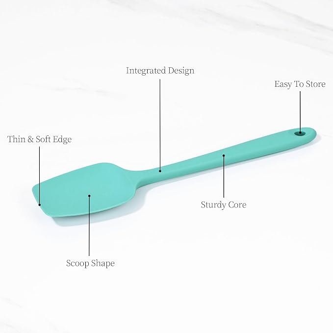 600ºF Heat Resistant Spatulas, High Heat Food Safe Semless Kitchen Silicone - Image 6