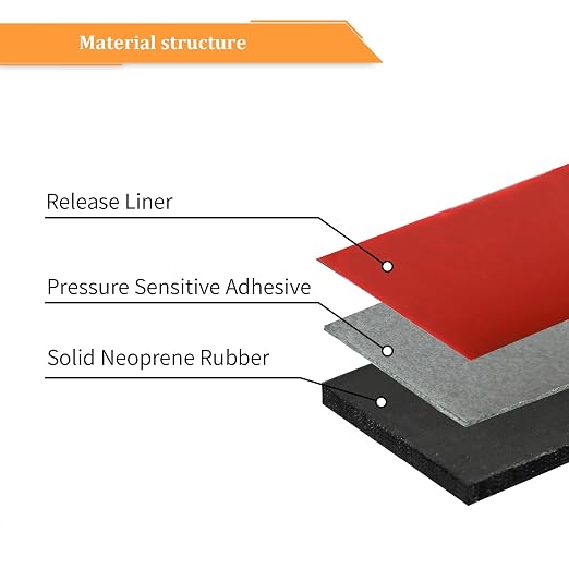 DOBTIM Solid Neoprene Rubber Strips - Image 2