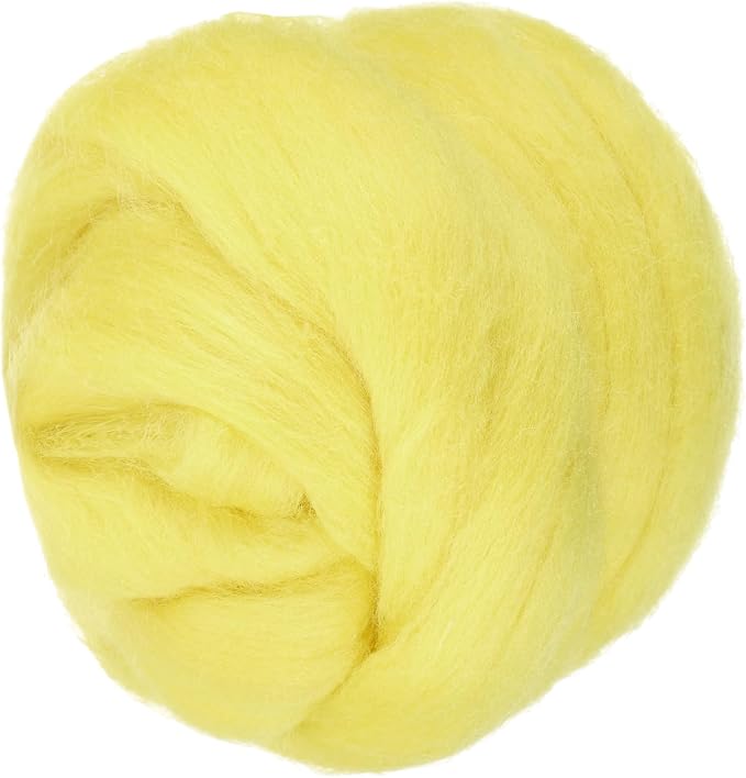 PATIKIL Wool Roving Yarn, 150G/5.3OZ Soft Felting Wool Pure Chunky Roving Yarn by PATIKIL
