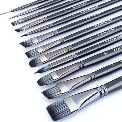Transon Artist Paint Brush Set of 12 - Image 7