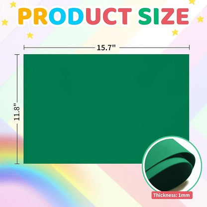 20 PCS EVA Foam Sheets DIY Handcraft Materials 1mm Thick 15.7 x 11.8 Inches - Image 2