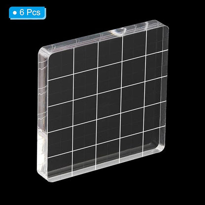 PATIKIL 2"x2" Acrylic Stamp Block - Image 3