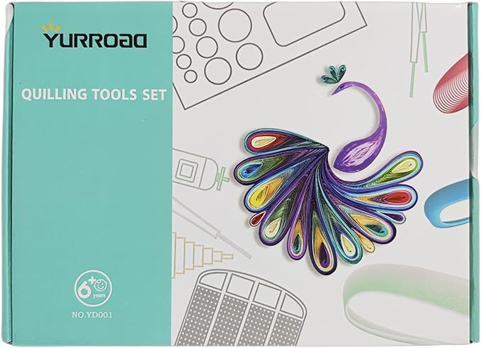 19pcs Beginners Quilling Tools Kit Electric Slotted Quilling Pen Template Board - Image 8