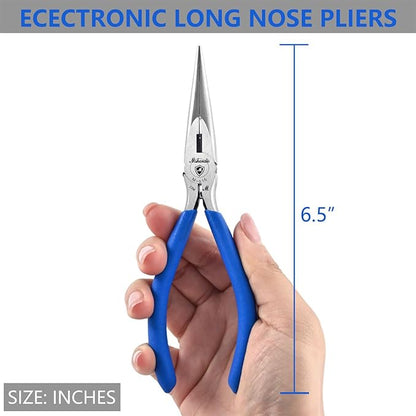 Needle Nose Pliers Set, 3 Pack 6.5"Long Nose Pliers - Image 5