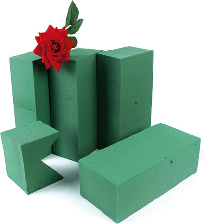 6 PCS Floral Foam Bricks, Florist Flower Foam Green Bricks Flower Arrangement - Image 2