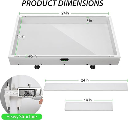 Large Reusable Epoxy Resin Mold 24×14×3 Adjustable Clamping System – Ideal - Image 2