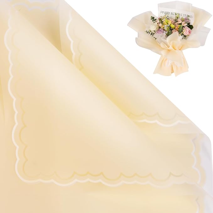 FUHITIM 20 Sheets Flower Wrapping Paper by FUHITIM