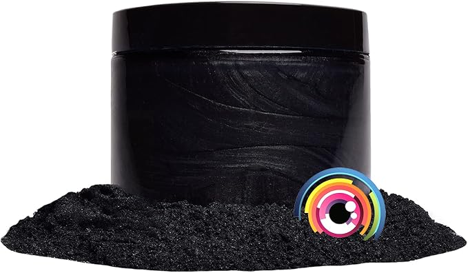 Eye Candy Premium Mica Powder Pigment “Ninja Black” Multipurpose DIY Arts and - Image 3