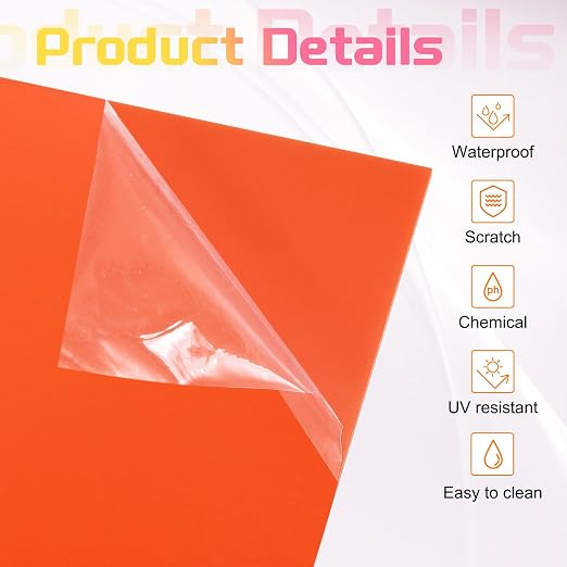 uxcell 3Pcs Acrylic Sheets 12x8 Inch Acrylic Panel 1/8 Inch-3mm Plastic Board - Image 3