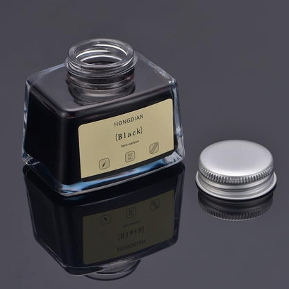 Asvine Hongdian Fountain Pen Bottled Ink Black, 60ml Fountain Pen Bottled Ink - Image 4
