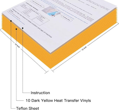 JANDJPACKAGING Heat Transfer Vinyl HTV - Image 2