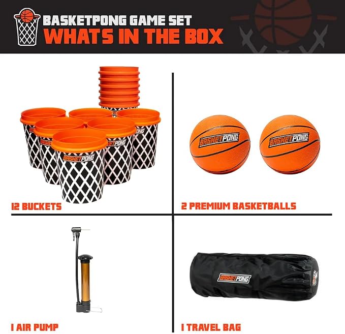Giant Yard Pong and Basketball Game - Image 2