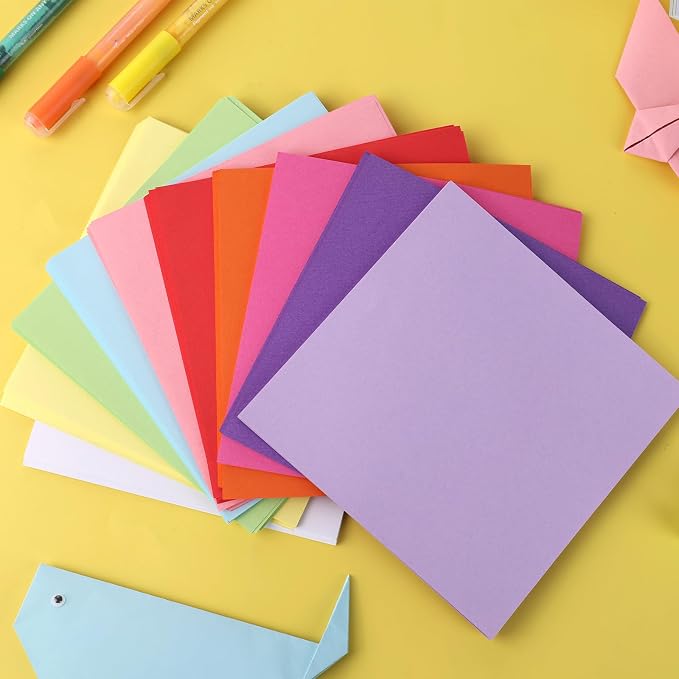 Koogel 250Sheets Origami Paper Craft Kits, Color Paper 6"x 6" - Image 6