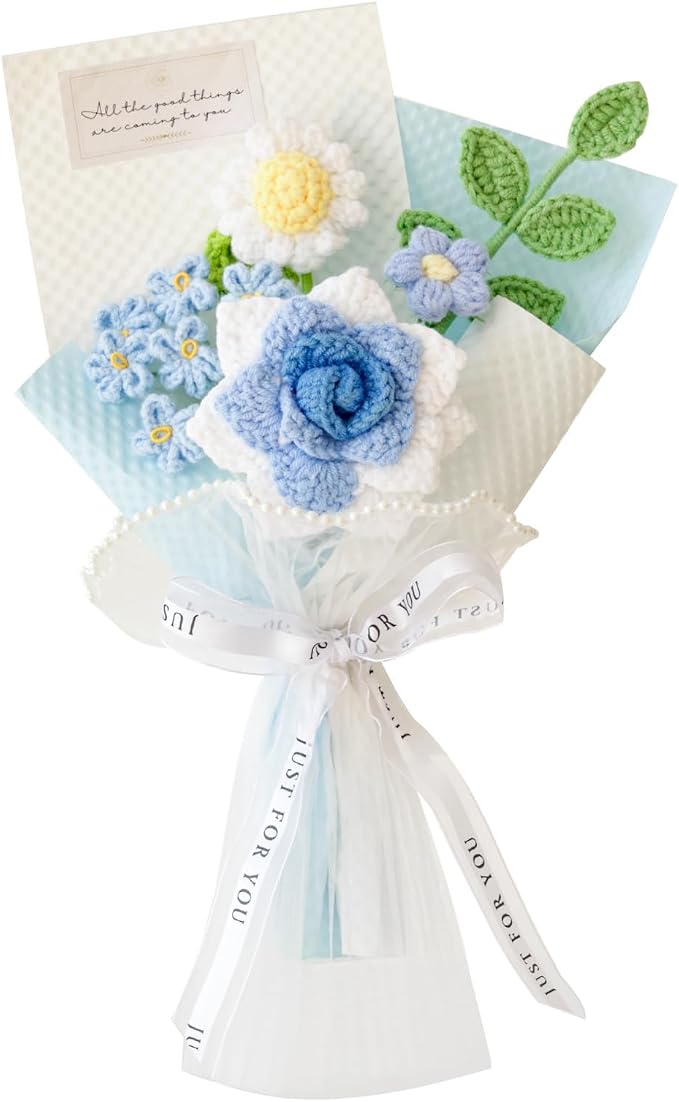 Hand-Woven Flower Bouquet Finished（1pcs） by Piklado