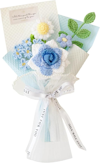 Hand-Woven Flower Bouquet Finished（1pcs） by Piklado
