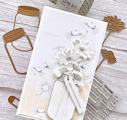 Lapoo Metal Cutting Die for Scrapbooking, 3D Backgrounds Frame New Cutting Dies by LAPOO