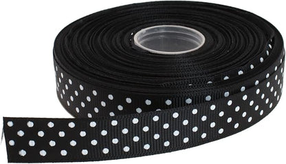 Polka Dot Grosgrain Ribbon 25 Yard Each Roll 100% Polyester by Unknown