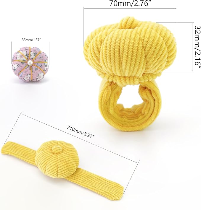 Wrist Pin Cushions Kits Sewing Needle Holder Pincushions - Image 2