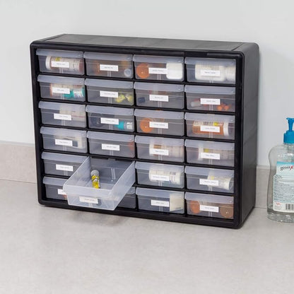 Akro-Mils 24 Drawer Hardware, Craft and Office Supply Storage Cabinet Bundle - Image 7