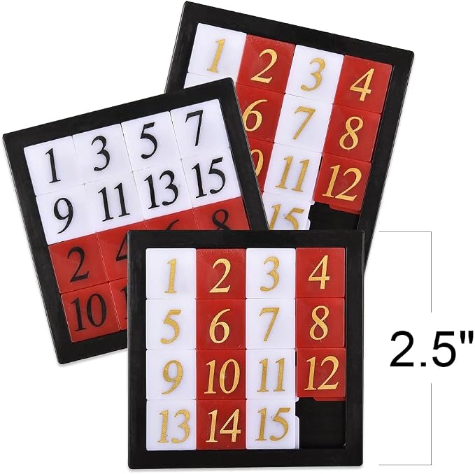 Gamie Slide Puzzles for Kids – Set of 24 Pocket-Sized Hand Puzzle Games - Image 3