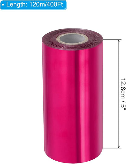 PATIKIL 5"x400Ft Hot Stamping Foil Paper, Heat Transfer Hot Stamping Paper Foil - Image 2