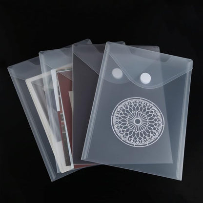 24 Pack Large Clear Die & Stamp Storage Bag Transparent Plastic Folders - Image 7