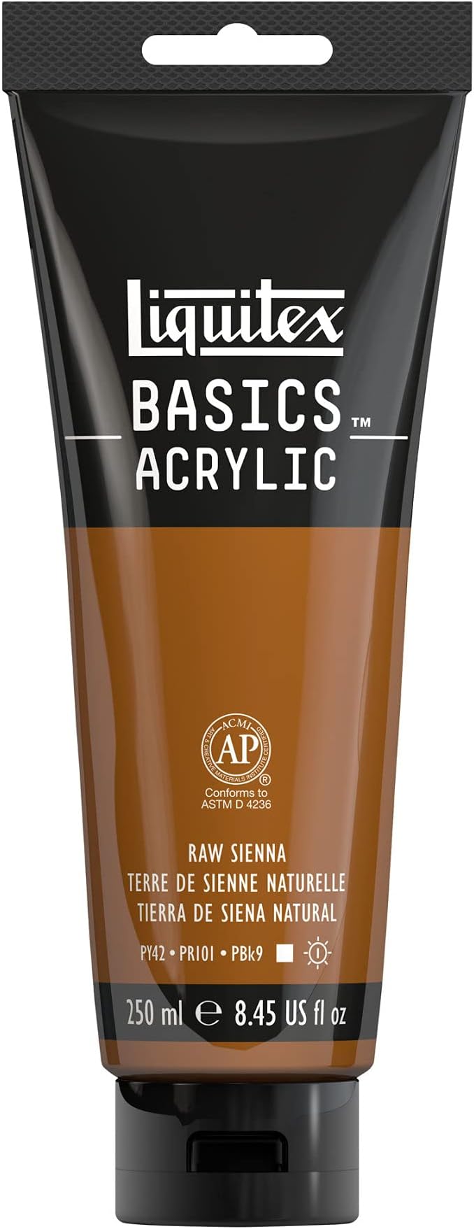Liquitex BASICS Acrylic Paint, 250ml Tube, Raw Sienna by Liquitex