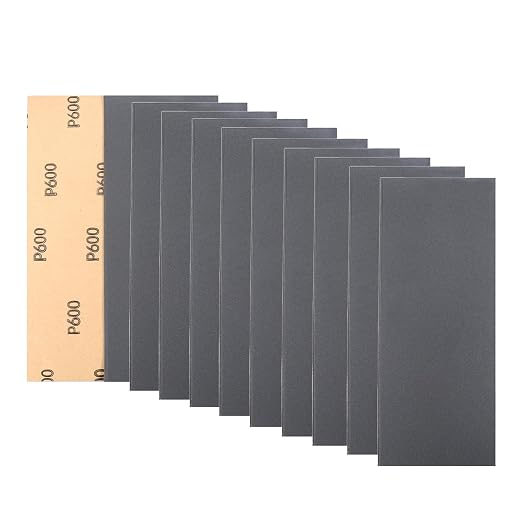 30Pcs 9 x 3.6 Inchs 600 Grit Wet and Dry Handmade Universal Sanding Sheets by BuyTueascallkproductsnow
