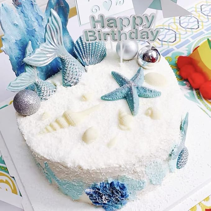 5 Pcs Seashell Starfish Silicone Mold Cake Fondant Silicone Mold Seashell Conch - Image 5