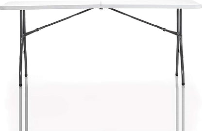Cosco 6ft Fold-in-Half Blow Molded Folding Table, Indoor/Outdoor, Comfort Handle - Image 9