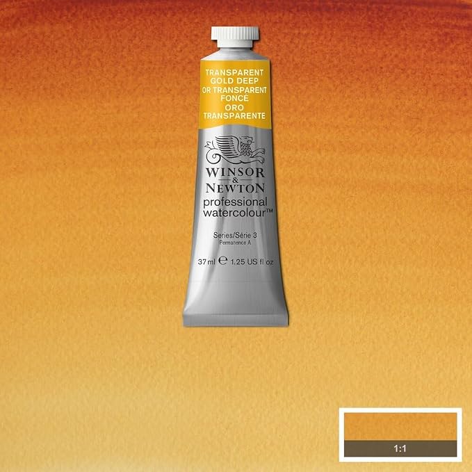 Winsor & Newton Professional Water Colour Paint, 1.25-oz Tube, Quinacridone Gold - Image 7