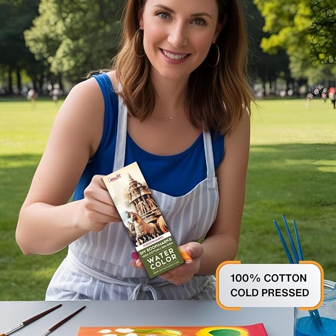 Artist Bookmark Sketchpad Combo – 300 GSM 100% Cotton & 320 GSM Cellulose Ivory - Image 6